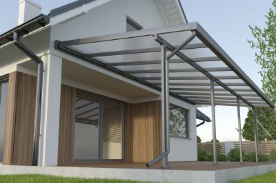Metal Awning Installation in Marin County, CA